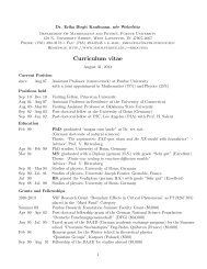 CV - Purdue University