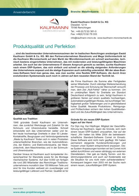 Download als pdf (704,84 kB) - ABAS Projektierung
