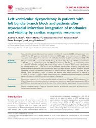Left ventricular dyssynchrony in patients with left bundle branch ...