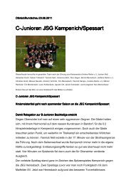 C-Junioren JSG Kempenich/Spessart Junioren JSG Kempenich ...