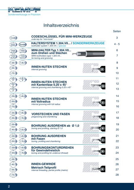 MINI DREH- UND STECHSYSTEM - Kempf