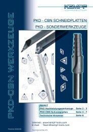 pkd - cbn schneidplatten pkd - sonderwerkzeuge - Kempf