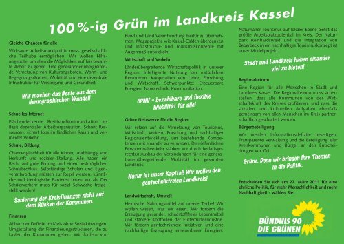 100 %-ig Grün im Landkreis Kassel - Konzepte für Hessen