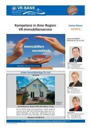 Kundenzeitung - VR-BANK Neuwied-Linz eG