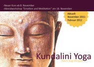 Kundalini Yoga - Surya Zentrum