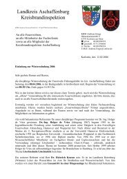 Landkreis Aschaffenburg Kreisbrandinspektion