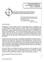 Ausgabe 2013_05.pdf - Pfarreiengemeinschaft Lingen-Süd