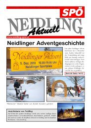 Neidlinger Adventgeschichte - SPÖ Neidling