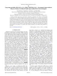 Long range triplet SC in LCMO/YBCO bilayers - Physics@Technion