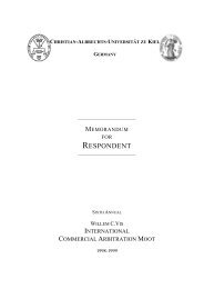 memorandum for respondent - CISG Database