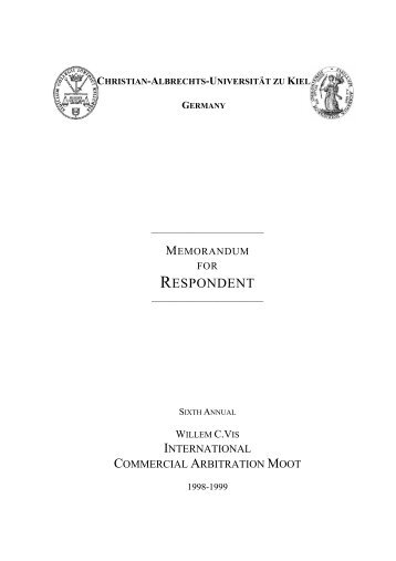 memorandum for respondent - CISG Database