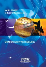 KARL STORZ Industrial Endoscopy MEASUREMENT TECHNOLOGY