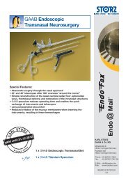 GAAB Endoscopic Transnasal Neurosurgery - Karl Storz GmbH ...