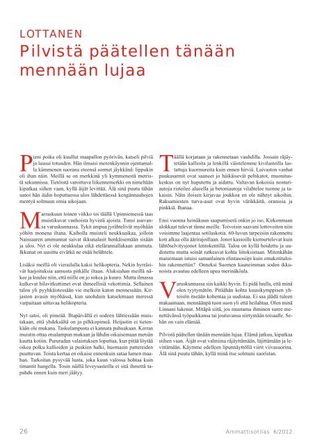 Ammattisotilas 6/2012 (pdf) - Aliupseeriliitto