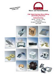 CNC High Precision Micro Milling And Drilling Machines - Kern Micro