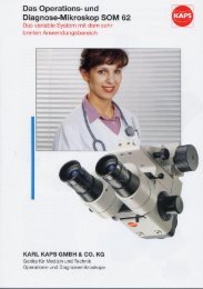 Das Operations- und Diagnose-Mikroskop SOM 62 - Kaps Optik GmbH