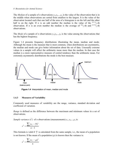 Biostatistics for Animal Science