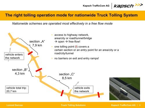 Truck Tolling Solutions - Technological Possibilities for implementation