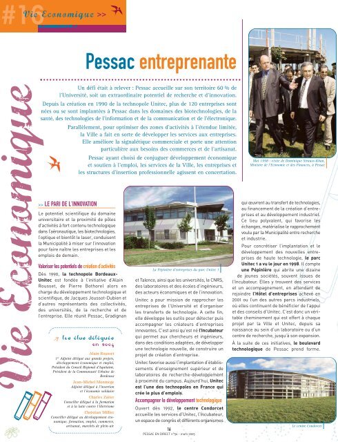 Pessac 56 corrigé.qxd - Mairie de Pessac