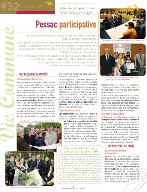 Pessac 56 corrigé.qxd - Mairie de Pessac