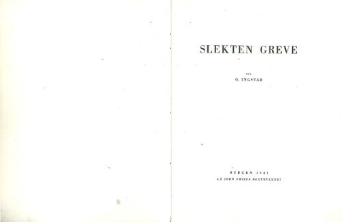 Slekten Greve