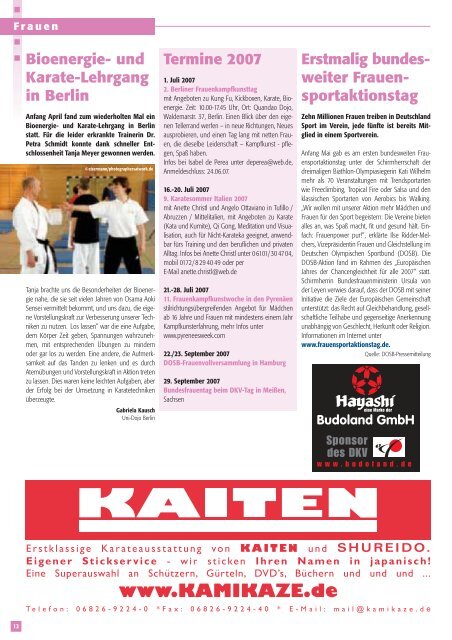 DKV-Magazin Nr. 3 - Chronik des Karate