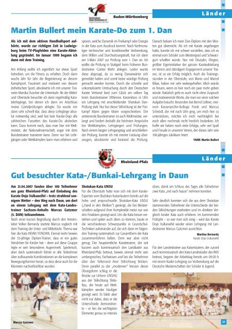 DKV-Magazin Nr. 3 - Chronik des Karate