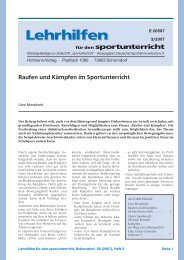 sp ortu nterric h t - Hofmann Verlag