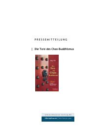 PRESSEMITTEILUNG Die Tore des Chan-Buddhismus