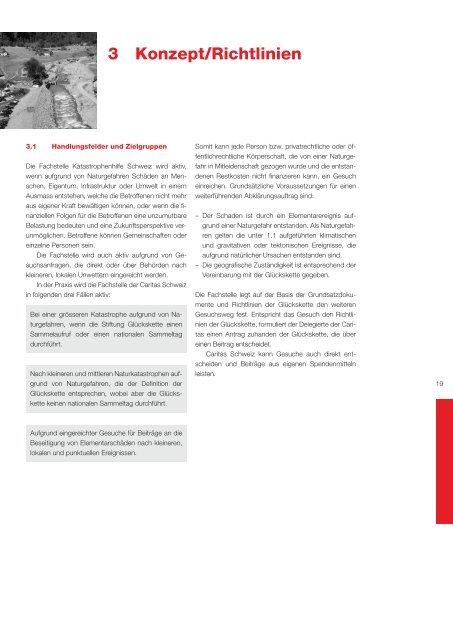 Handbuch Katastrophenhilfe Schweiz - CARITAS - Schweiz