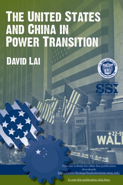 The United States and China in Power Transition - Strategic Studies ...