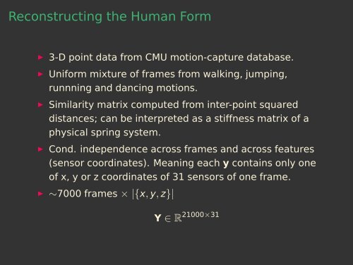 Residual Component Analysis: Generalising PCA for more flexible ...