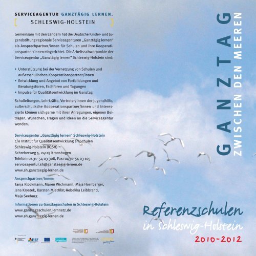 Referenzschulfolder 2010-12 - Ganztägig Lernen - Schleswig-Holstein