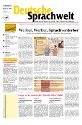 PDF 44 - Deutsche Sprachwelt