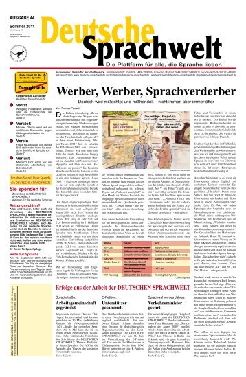 PDF 44 - Deutsche Sprachwelt