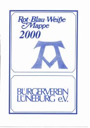 Rot-Blau-Weiße Mappe 2000 - Bürgerverein-Lüneburg