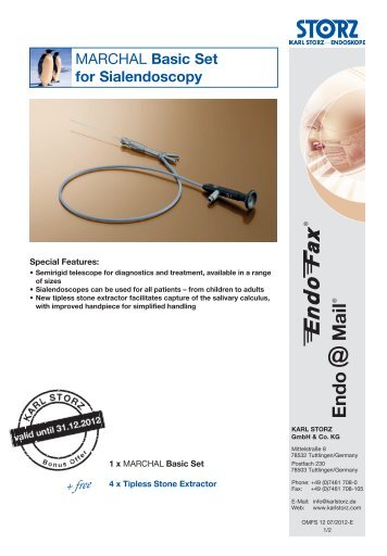 MARCHAL Basic Set for Sialendoscopy - Karl Storz GmbH & Co. KG