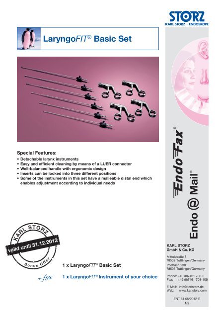 LaryngoFIT® Basic Set - Karl Storz GmbH & Co. KG