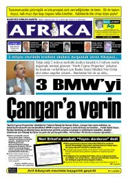 5 Temmuz 2009 - Afrika Gazetesi
