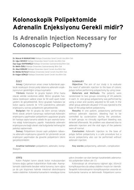 Olgu Sunumu Medial Calcific Sclerosis (Mönckeberg) Case Report