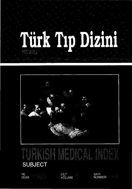 Türk Tıp Dizini 1993 - ULAKBİM Ulusal Veri Tabanları