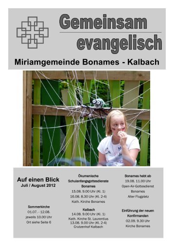 Miriamgemeinde Bonames - Kalbach - Miriamgemeinde Frankfurt