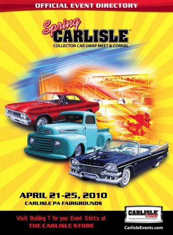 APRIL 21-25, 2010 - Carlisle Events