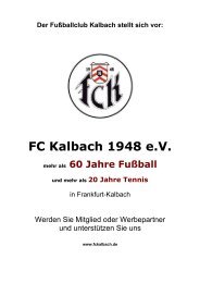 FCK-Logo Fußballclub Kalbach e - FC Kalbach