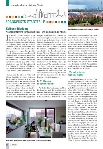 Riedberg - Senioren Zeitschrift Frankfurt