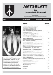 Amtsblatt Nr. 3 - Hansestadt Stralsund