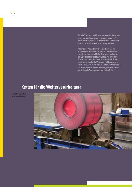 KW Stahl und Aluminium DE.indd - KettenWulf Betriebs GmbH
