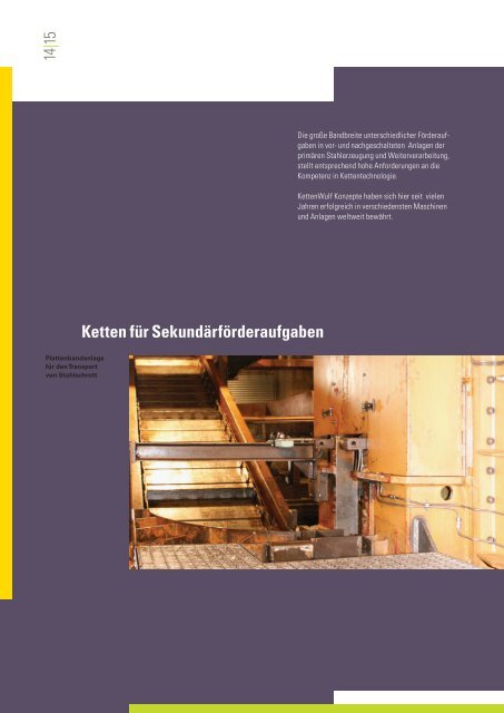 KW Stahl und Aluminium DE.indd - KettenWulf Betriebs GmbH