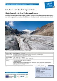 Hohe Tauern - Geopark Karnische Alpen