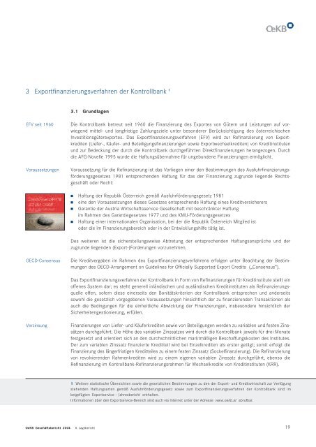 Oesterreichische Kontrollbank AG Geschäftsbericht 2004 - OeKB